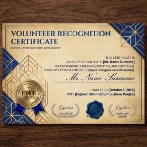 Competition Certificates