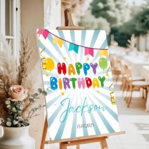Birthday printed posters