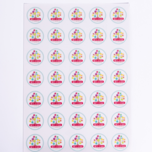 Clear custom stickers