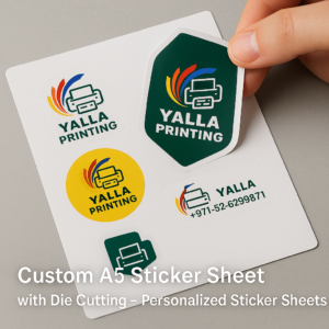 Custom shape stickers