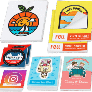 Die cut custom stickers