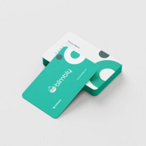 Matte round corner business cards