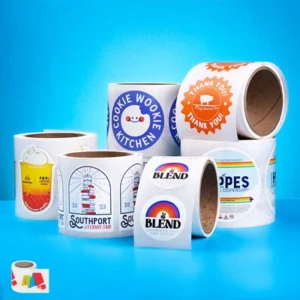 Custom paper stickers