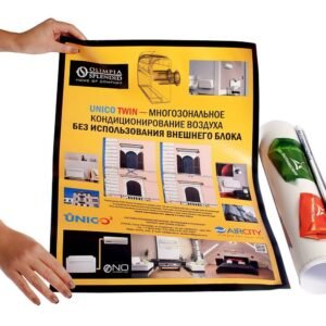 Product advertising printed posters