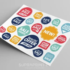 Promotional stickers