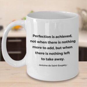 Quote and text printed mugs