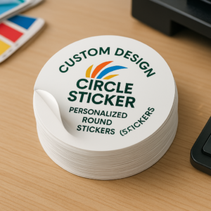 Round custom stickers