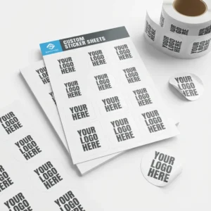 Square custom stickers