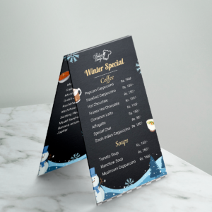 Tent Card Menus